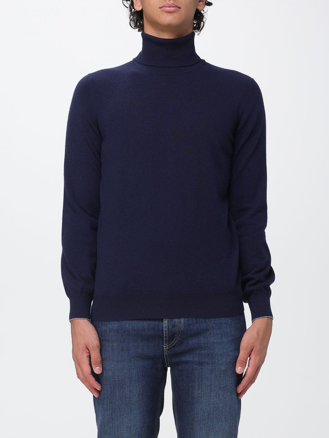 BRUNELLO CUCINELLI Slim Fit Rollkragenpullover aus Wollmischung