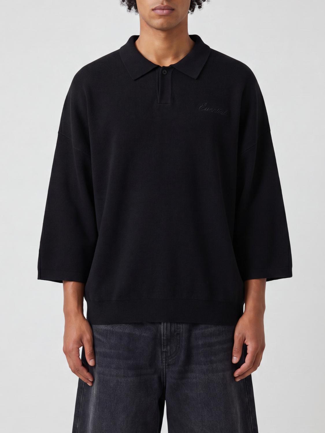 FEAR OF GOD ESSENTIALS Long-Sleeved Merino Wool Knit Polo