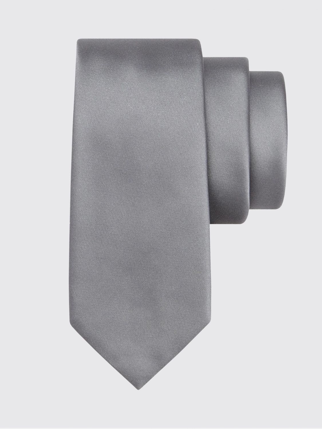 FERRAGAMO Solid Colour Pure Silk Formal Tie