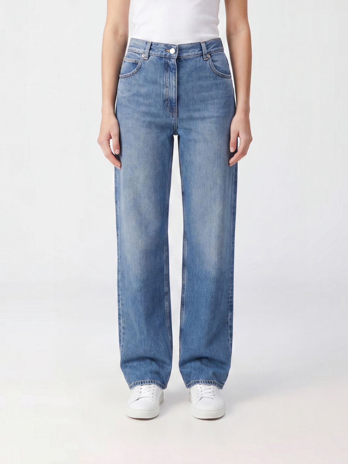 Calvin Klein Jeans Woman Color Gnawed Blue