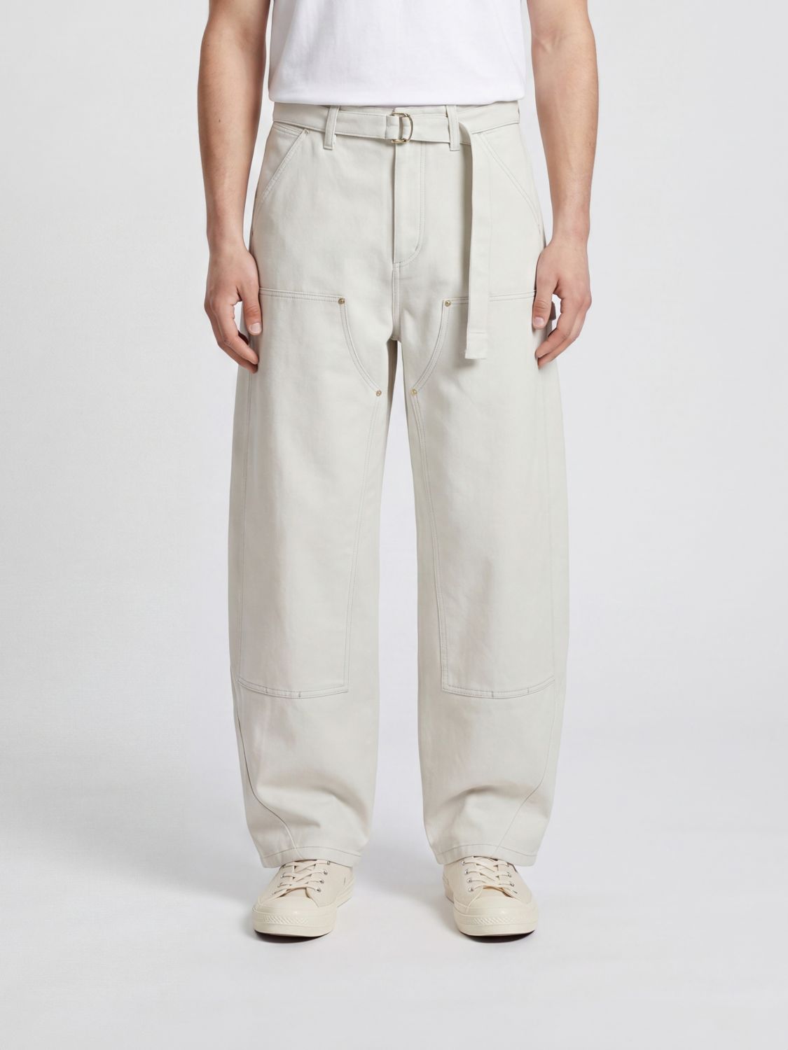 SACAI x Carhartt Wip Baggy Wide-Leg Cotton Trousers