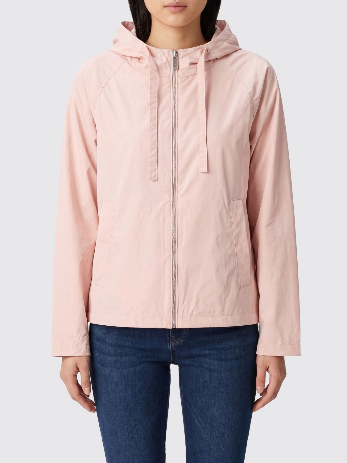 OOF WEAR Giacca a vento corta in tessuto tecnico con cappuccio e chiusura a zip