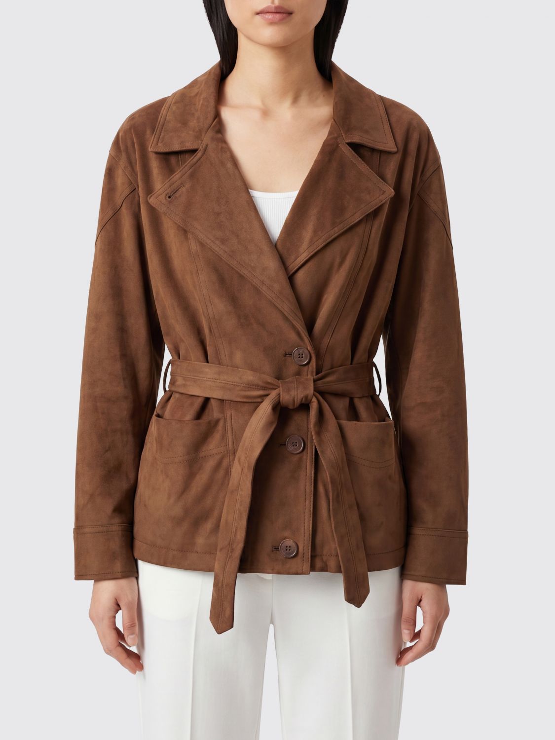 Urbancode Jacket Woman In Brown
