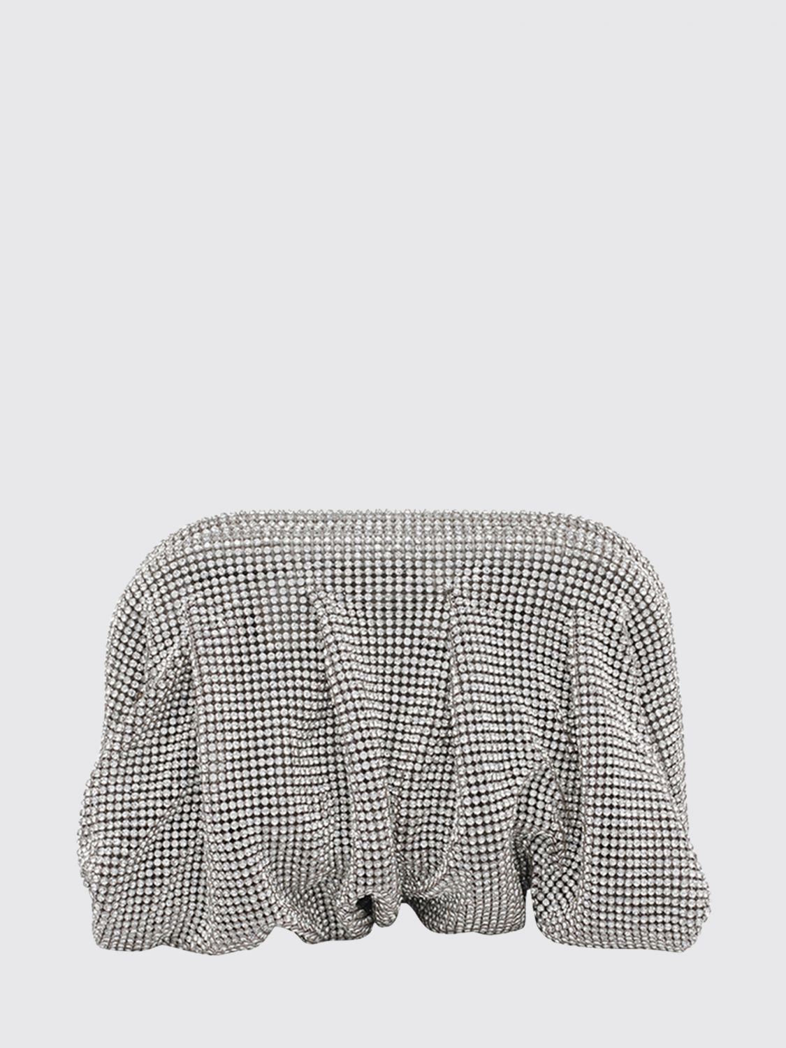 Benedetta Bruzziches Clutch Woman Color Silver