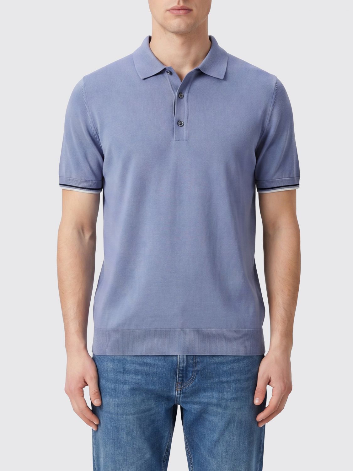 Moorer Polo Shirt Men Color Blue