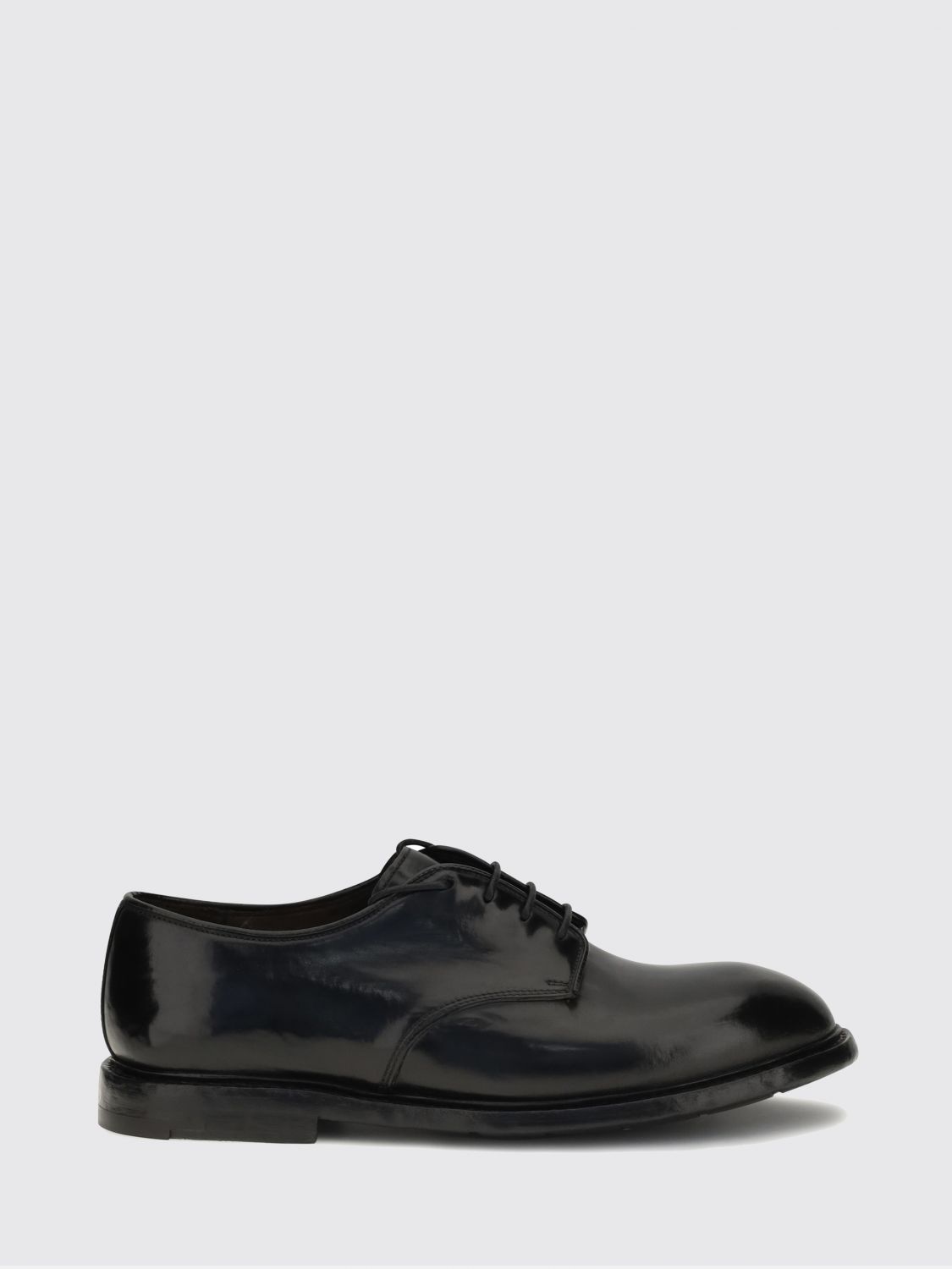 PREMIATA Scarpe stringate Derby in pelle di vitello liscia con suola in gomma