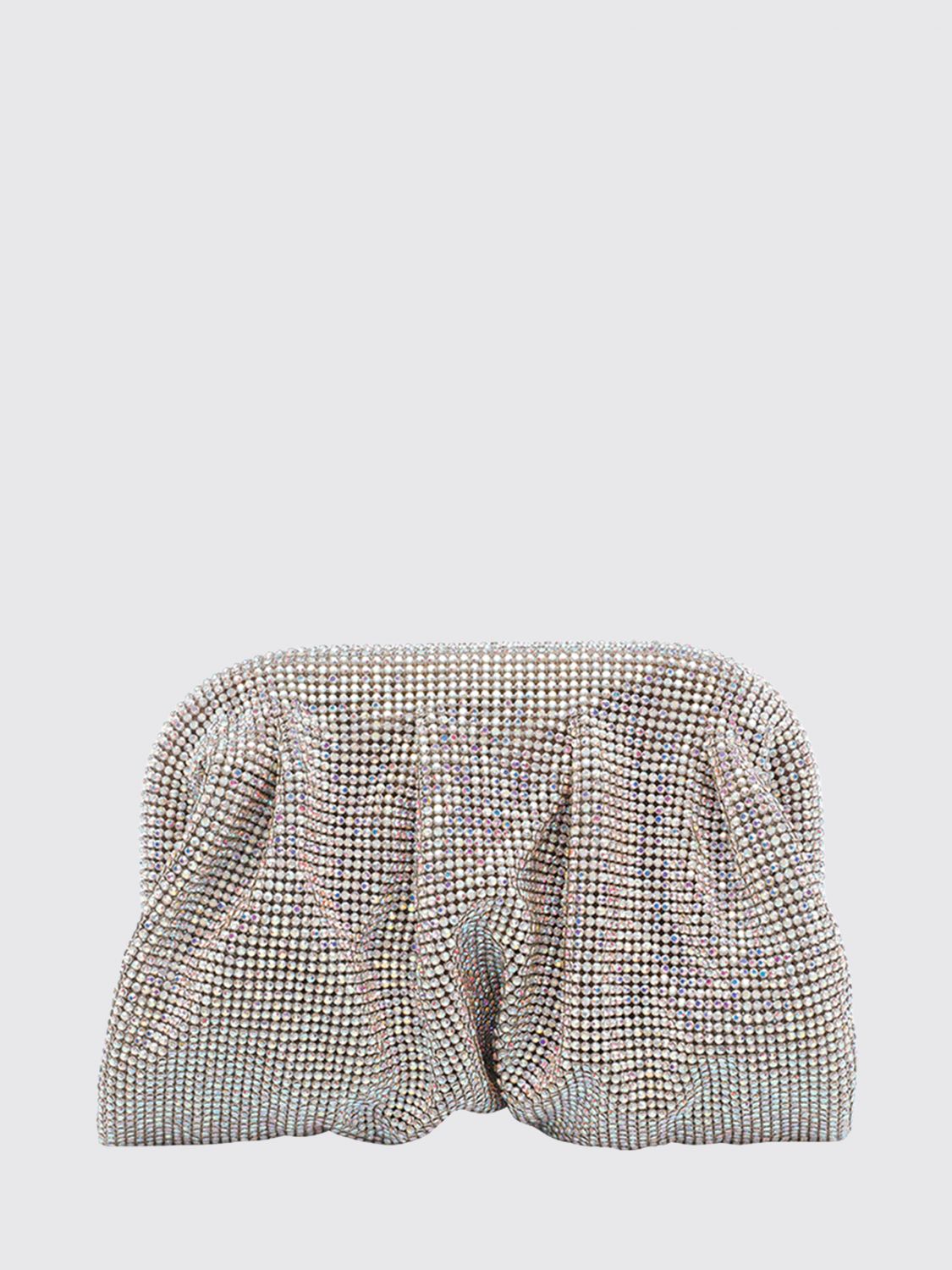 BENEDETTA BRUZZICHES Mini borsa Venus in rete di cristalli drappeggiata
