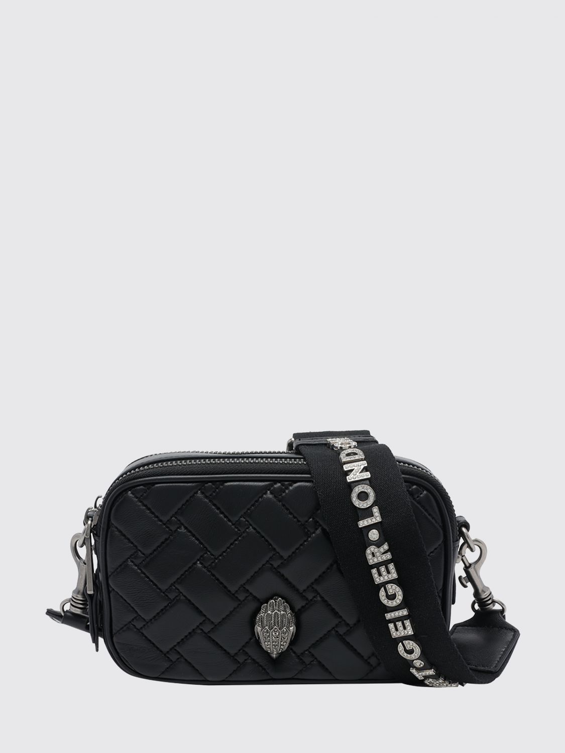KURT GEIGER LONDON Mini borsa a tracolla Kensington in pelle matelassé