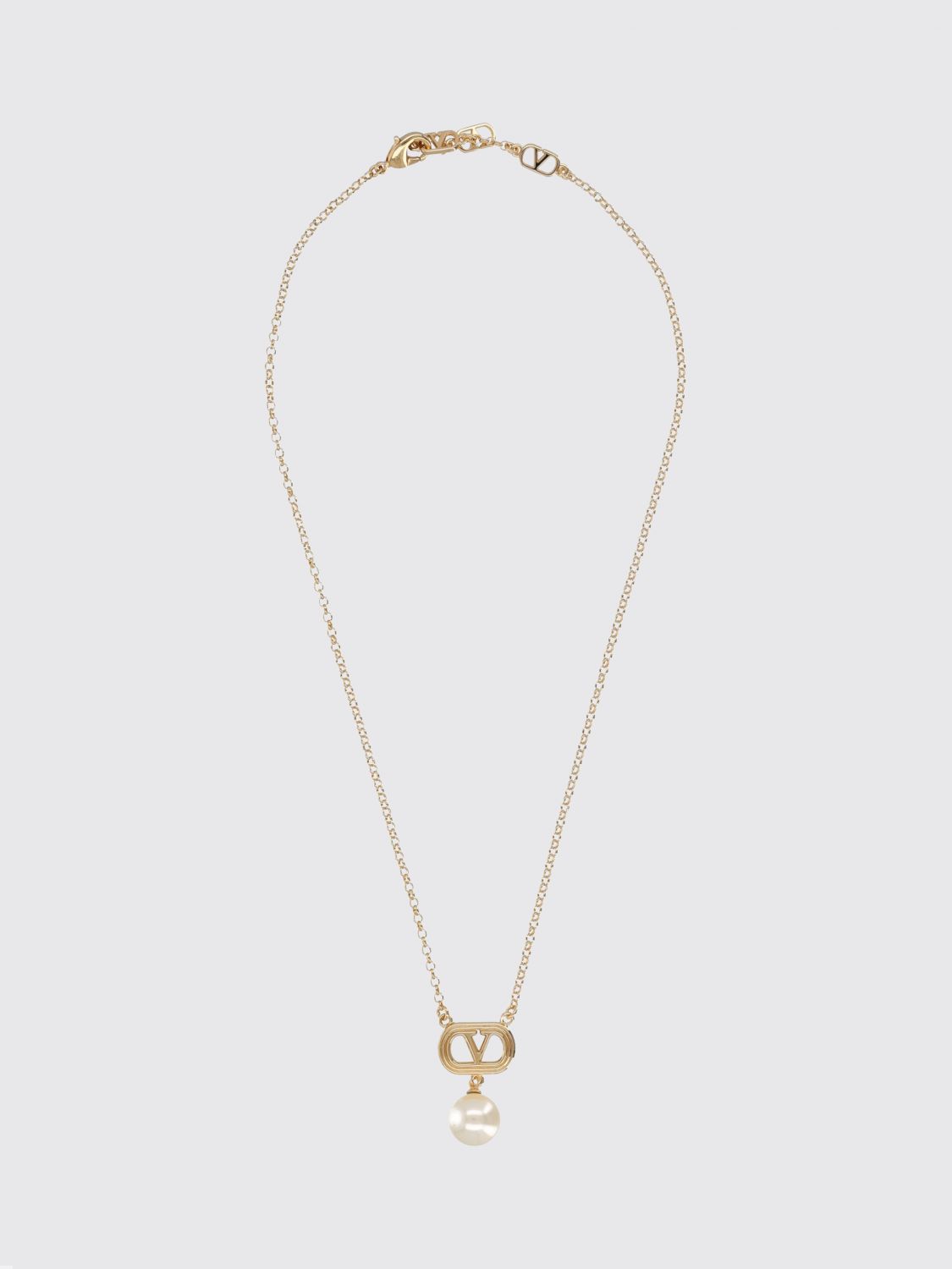 VALENTINO GARAVANI VLogo Signature Pearl Choker Necklace