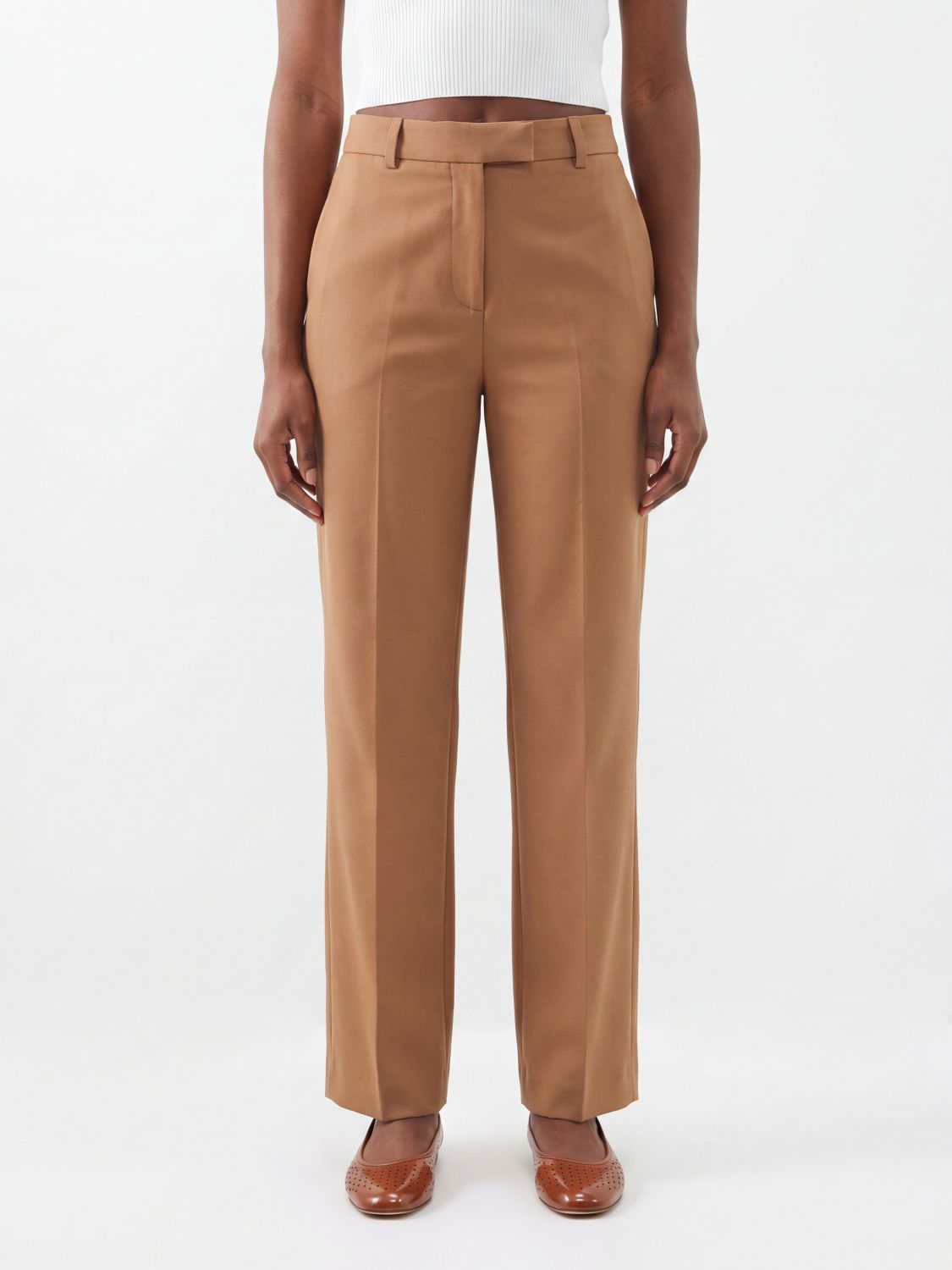 CIRCOLO 1901 Pantaloni skinny in cotone stretch con chiusura a scomparsa