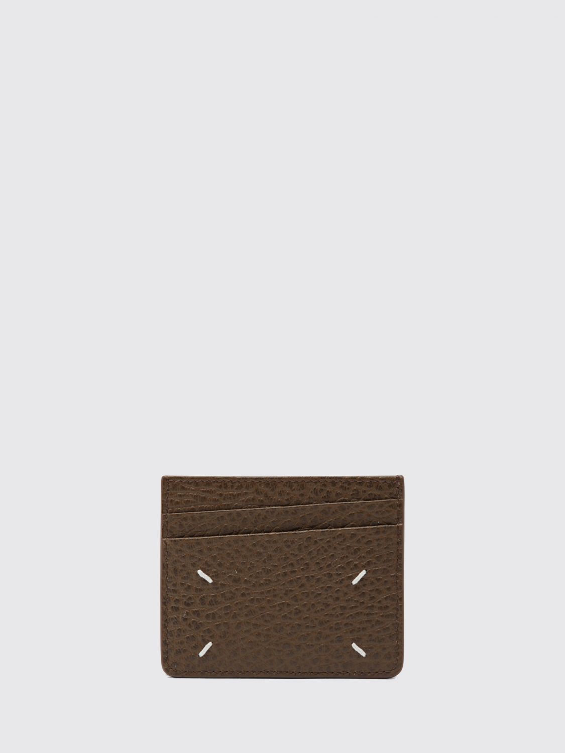 MAISON MARGIELA Four Stitches Cowhide Card Holder with Six Slots