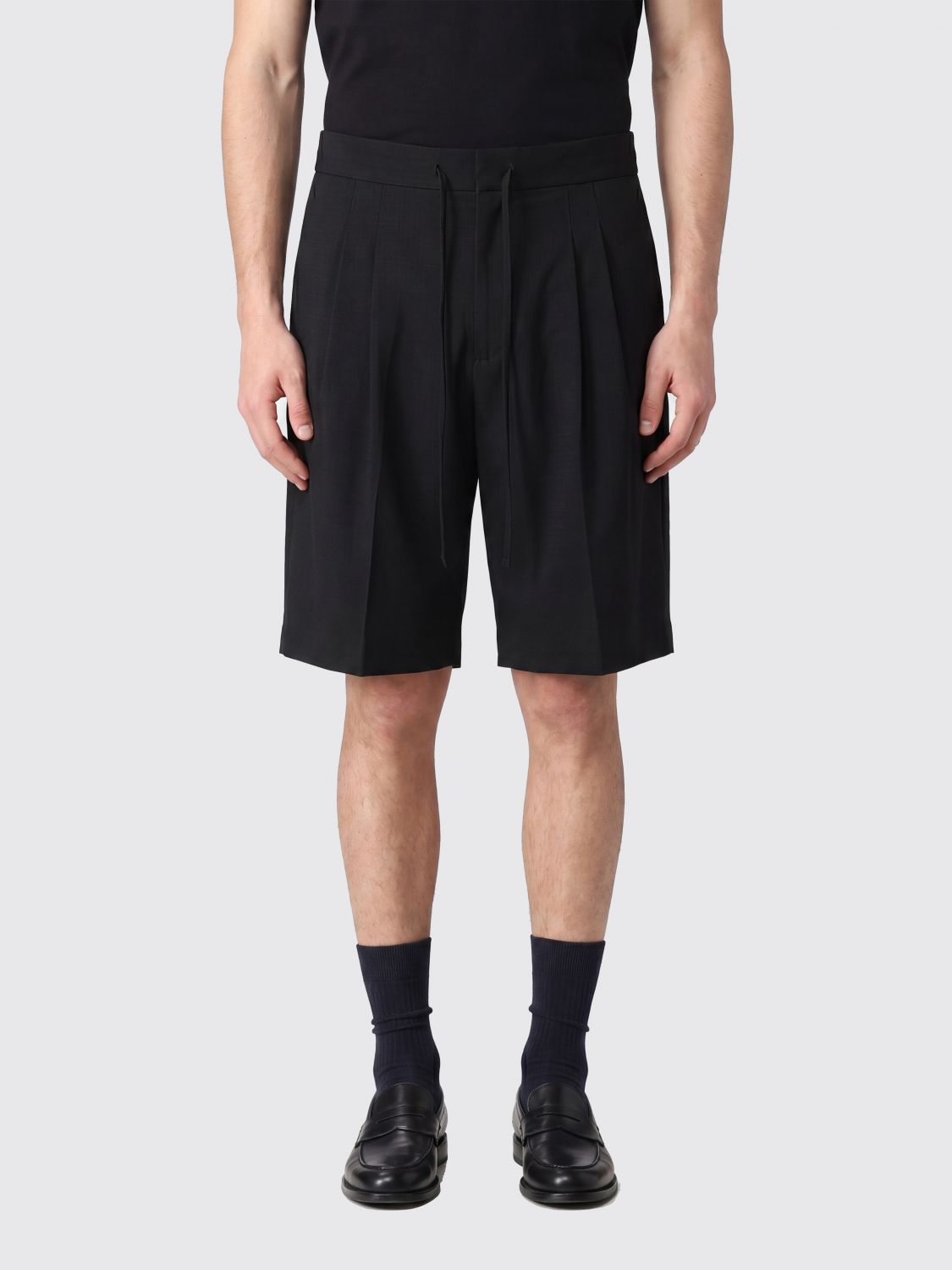FEAR OF GOD Shorts al ginocchio in lana vergine con coulisse in vita