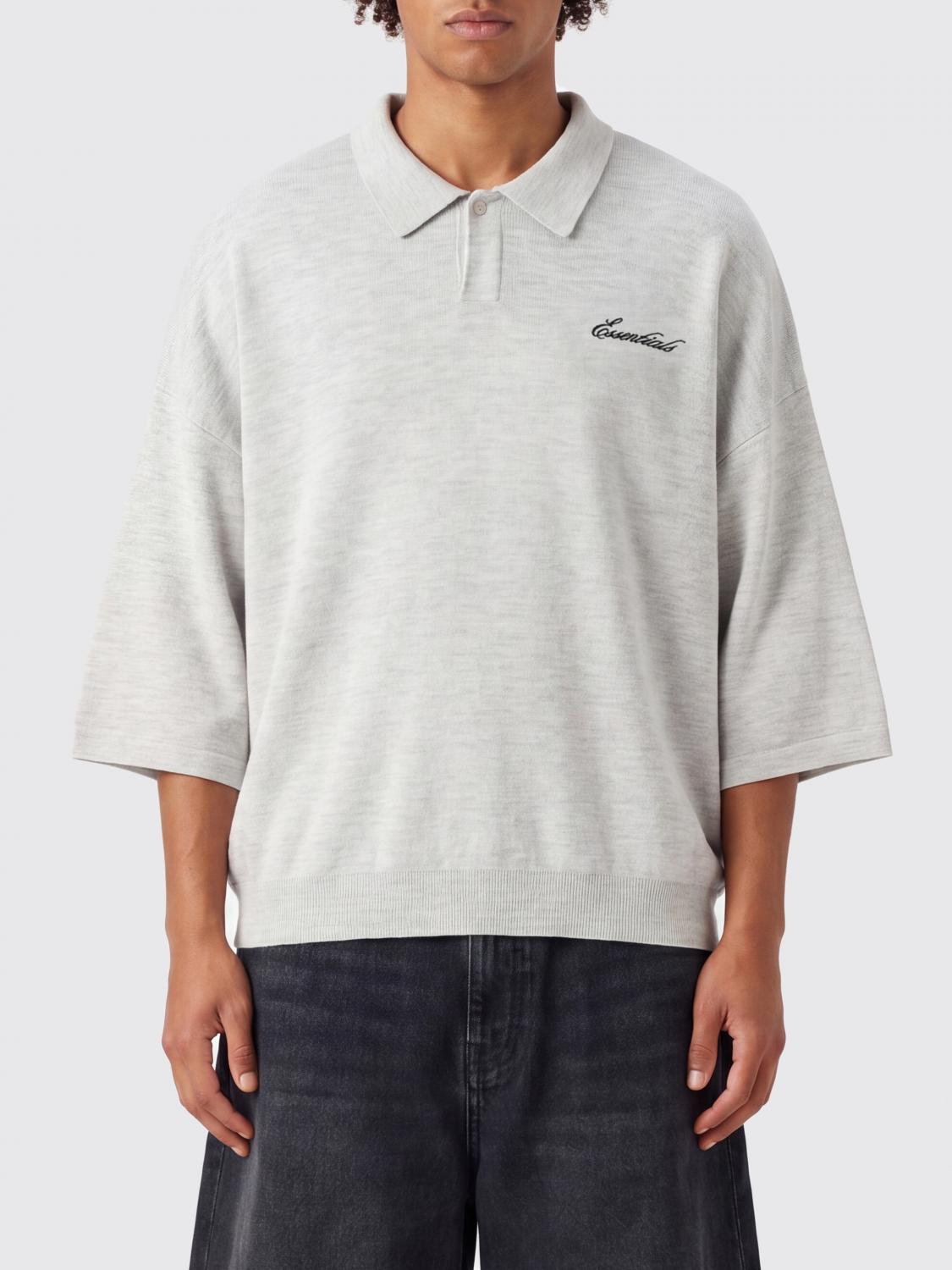 FEAR OF GOD Polo a maniche lunghe in lana merino con logo e vestibilità rilassata