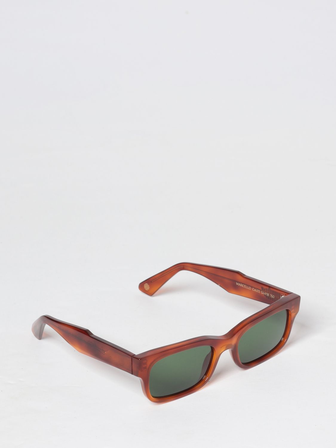 Ophy x Borsalino Marcello Acetate rectangular sunglasses with logo