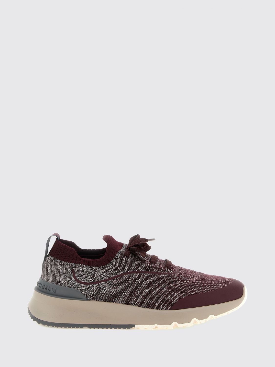 BRUNELLO CUCINELLI Sneakers Men color Burgundy