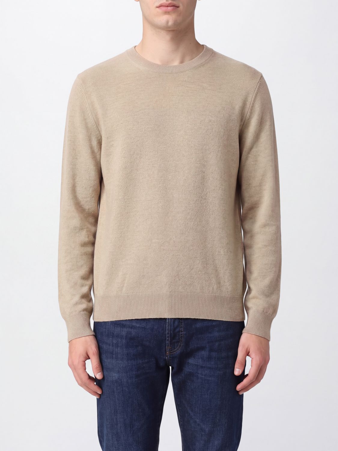 BRUNELLO CUCINELLI Kaschmir-Pullover mit Rundhalsausschnitt von mit Rippbündchen