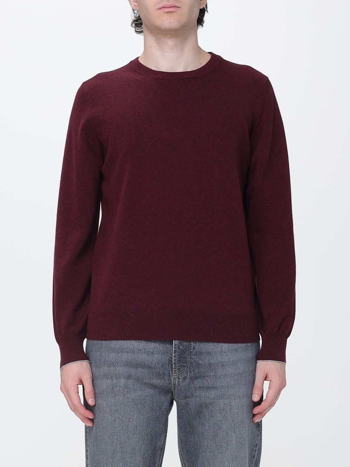 BRUNELLO CUCINELLI Maglia Uomo colore Bordeaux