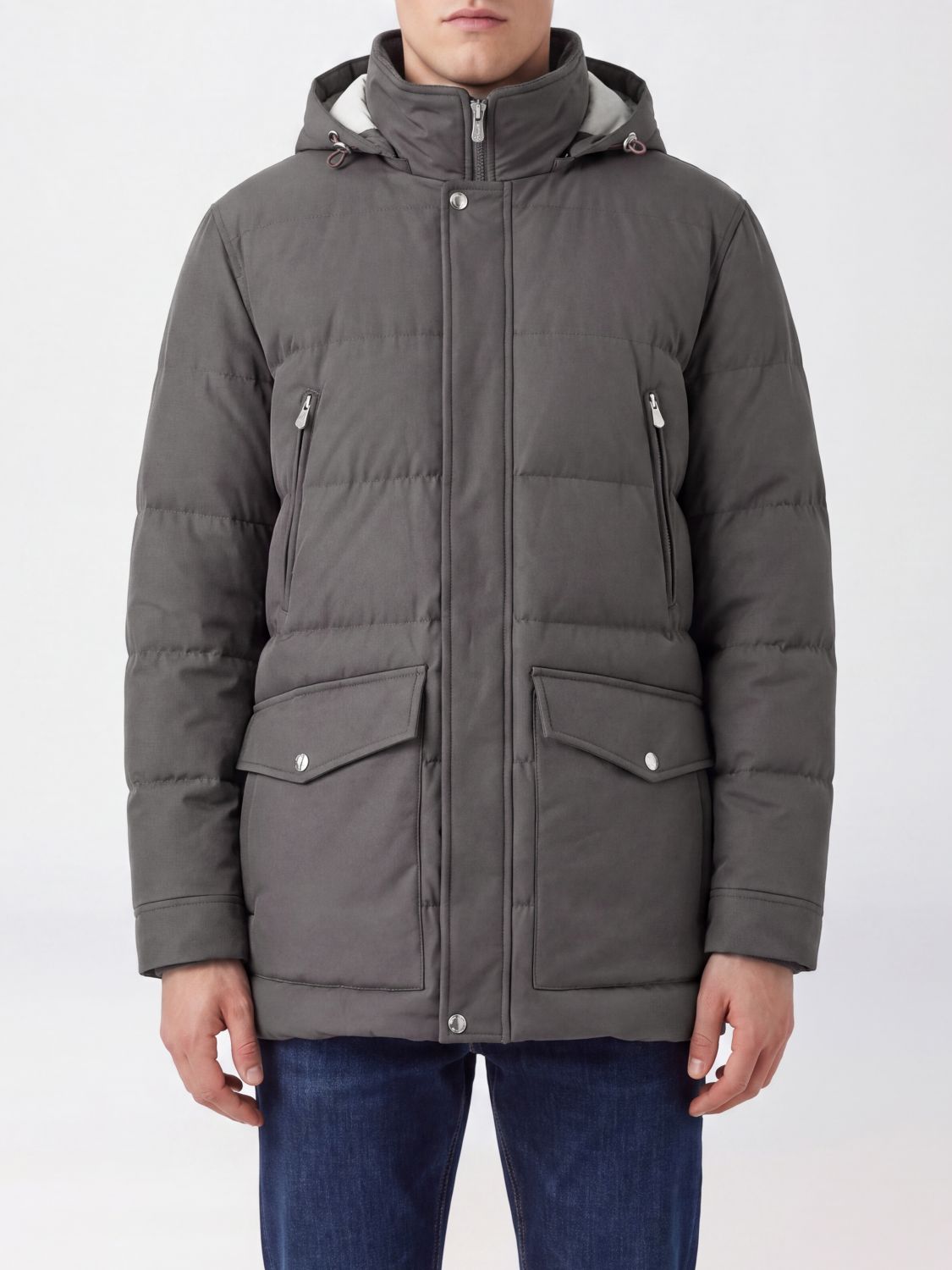 BRUNELLO CUCINELLI Jacket Men color Grey