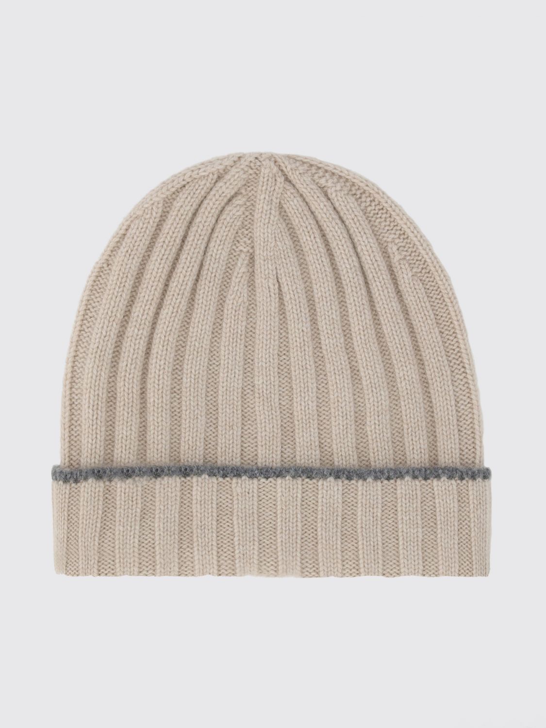 BRUNELLO CUCINELLI Ribbed Pure Cashmere Beanie with Cuff