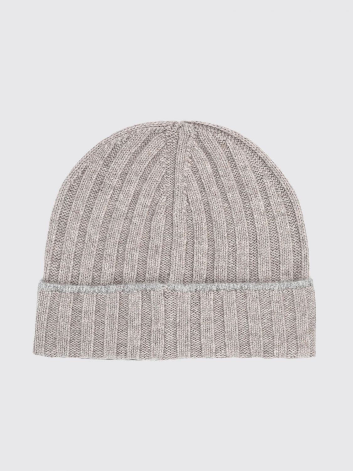 Brunello Cucinelli Ribbed Pure Cashmere Beanie with Cuff