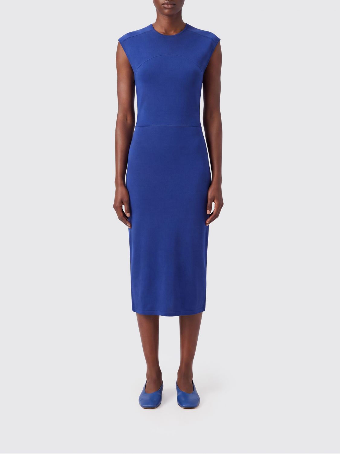 JIL SANDER Dress Woman color Blue