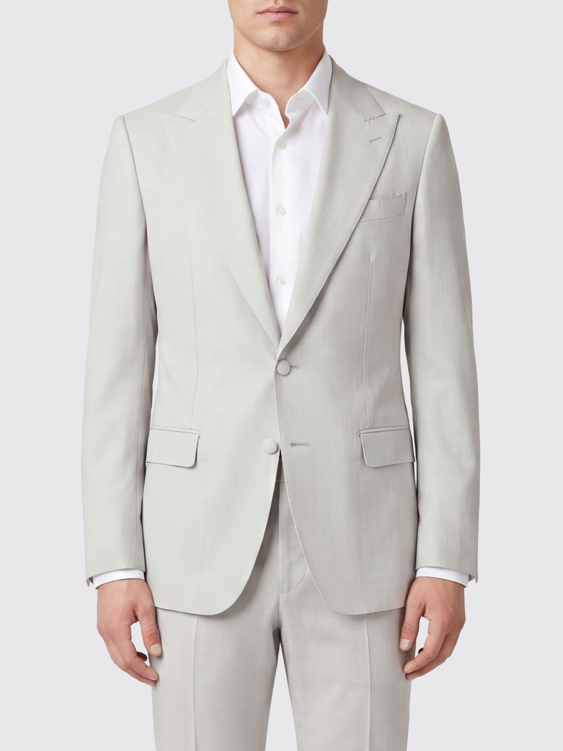 DOLCE & GABBANA Blazer monopetto in lana vergine con rever a lancia