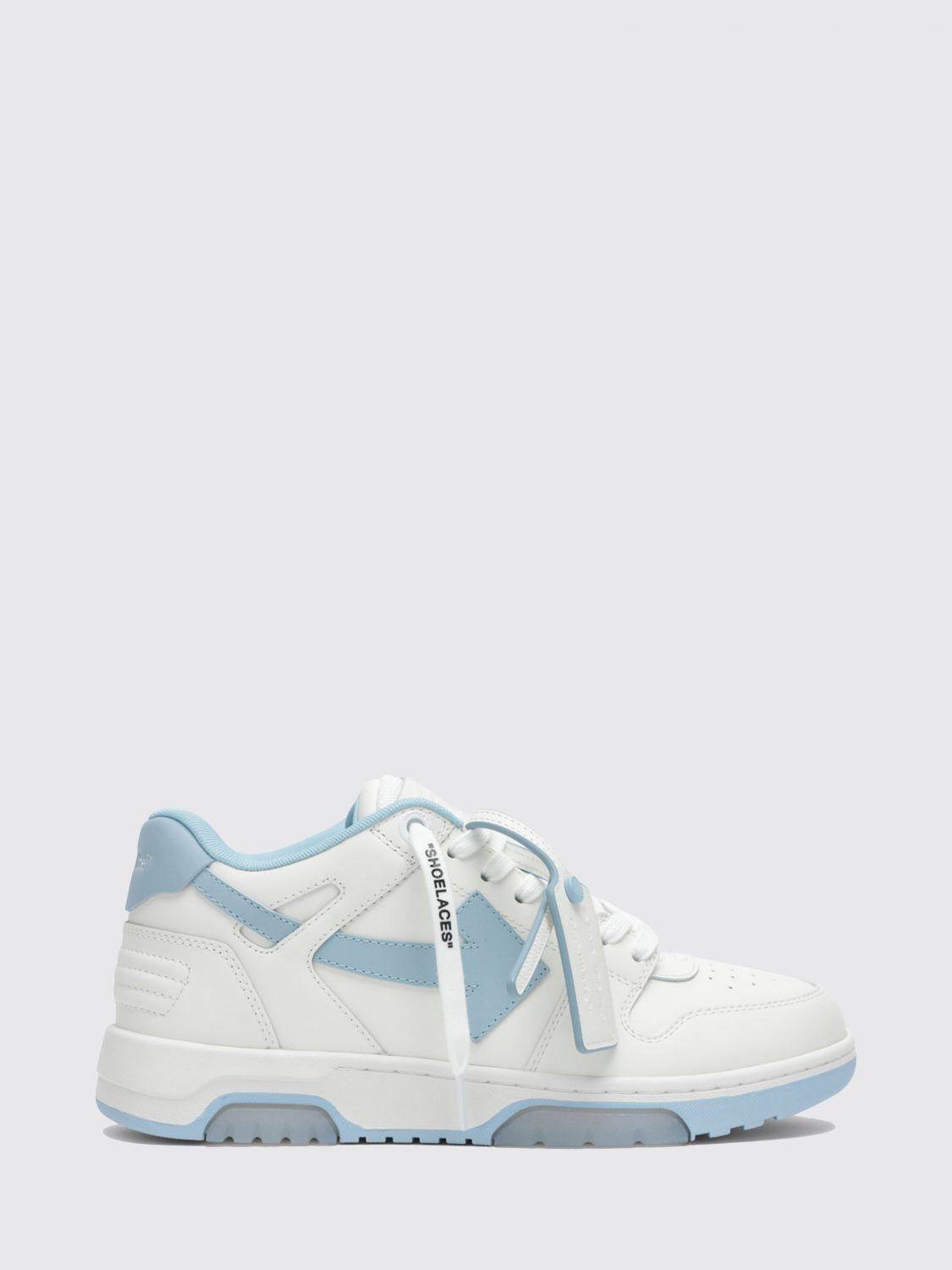 Off-White Sneakers low-top Out Of Office in pelle di vitello con punta traforata
