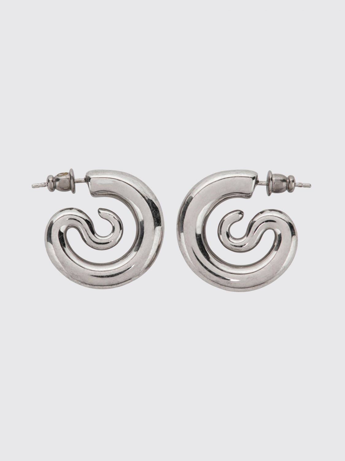 PANCONESI 18kt gold-plated two-tone Serpent hoop earrings