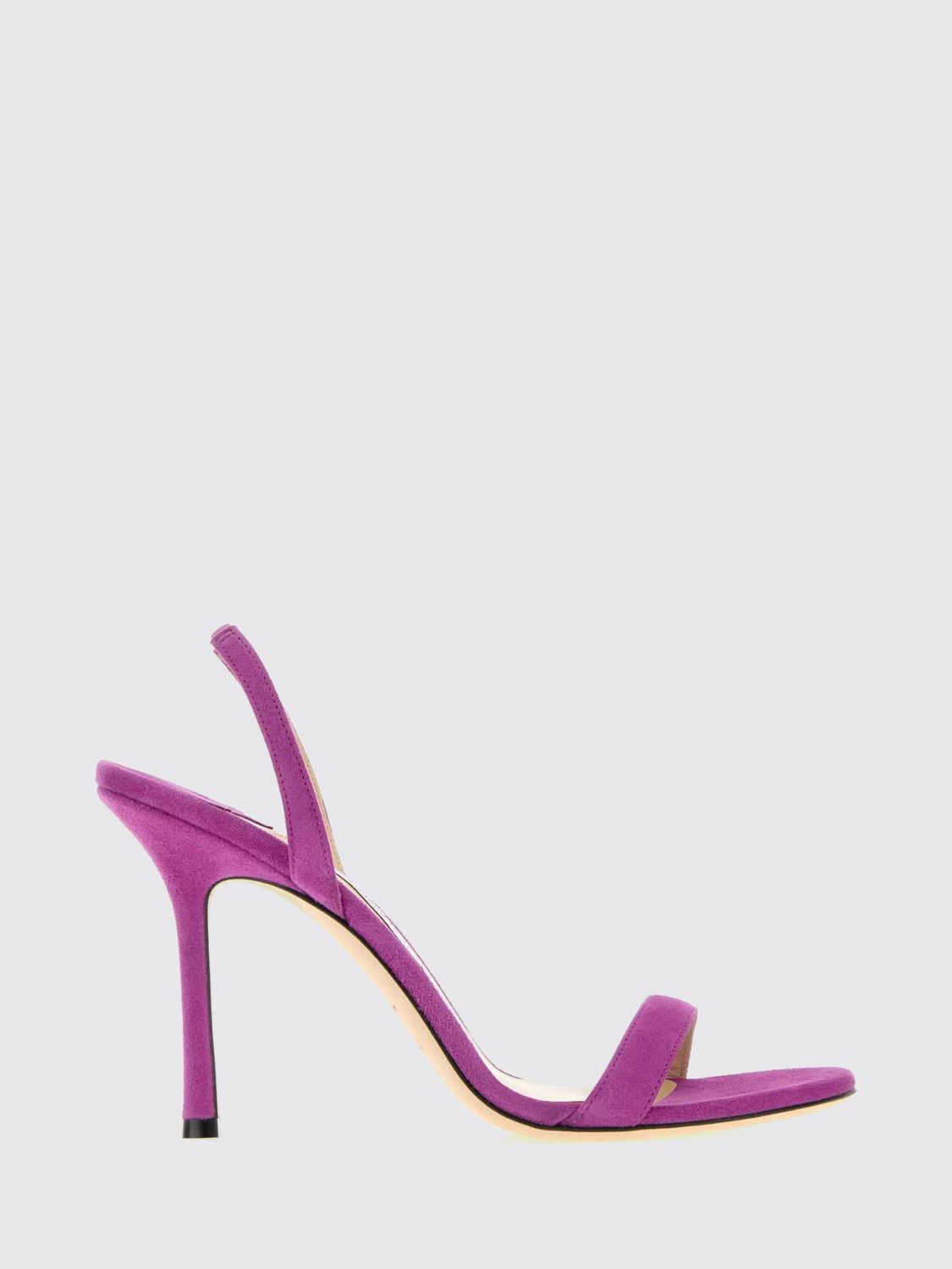 JIMMY CHOO Sandali slingback Jenn in pelle scamosciata con tacco a spillo
