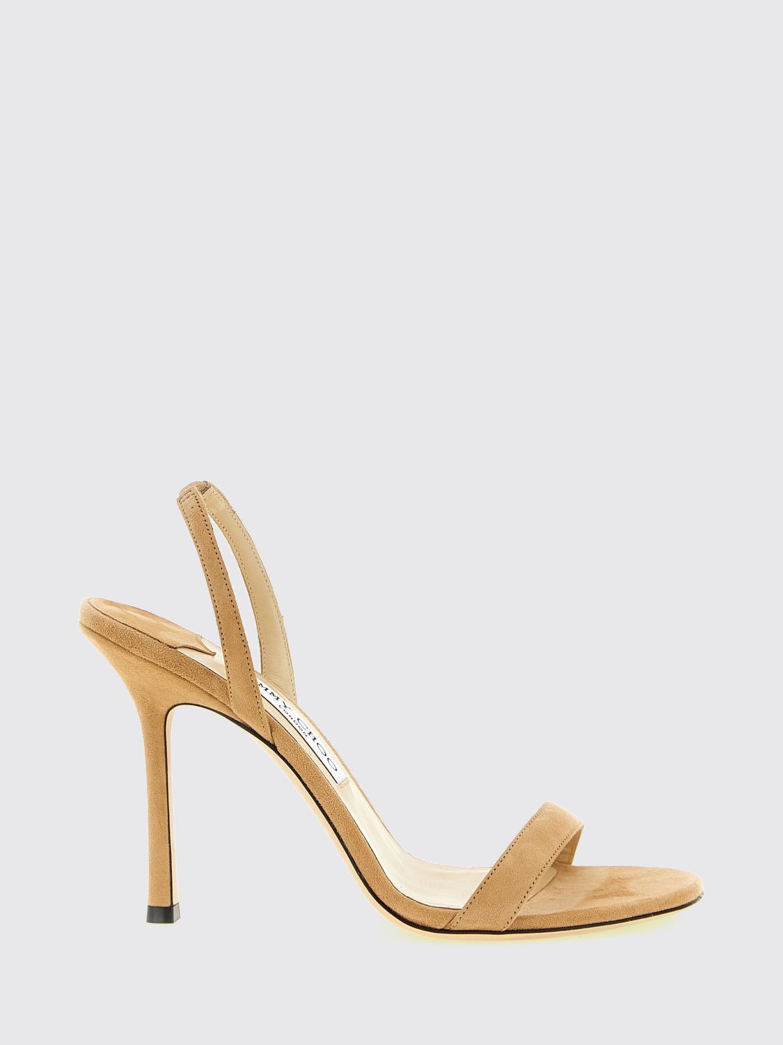 JIMMY CHOO Sandali slingback Jenn in pelle scamosciata con tacco a spillo