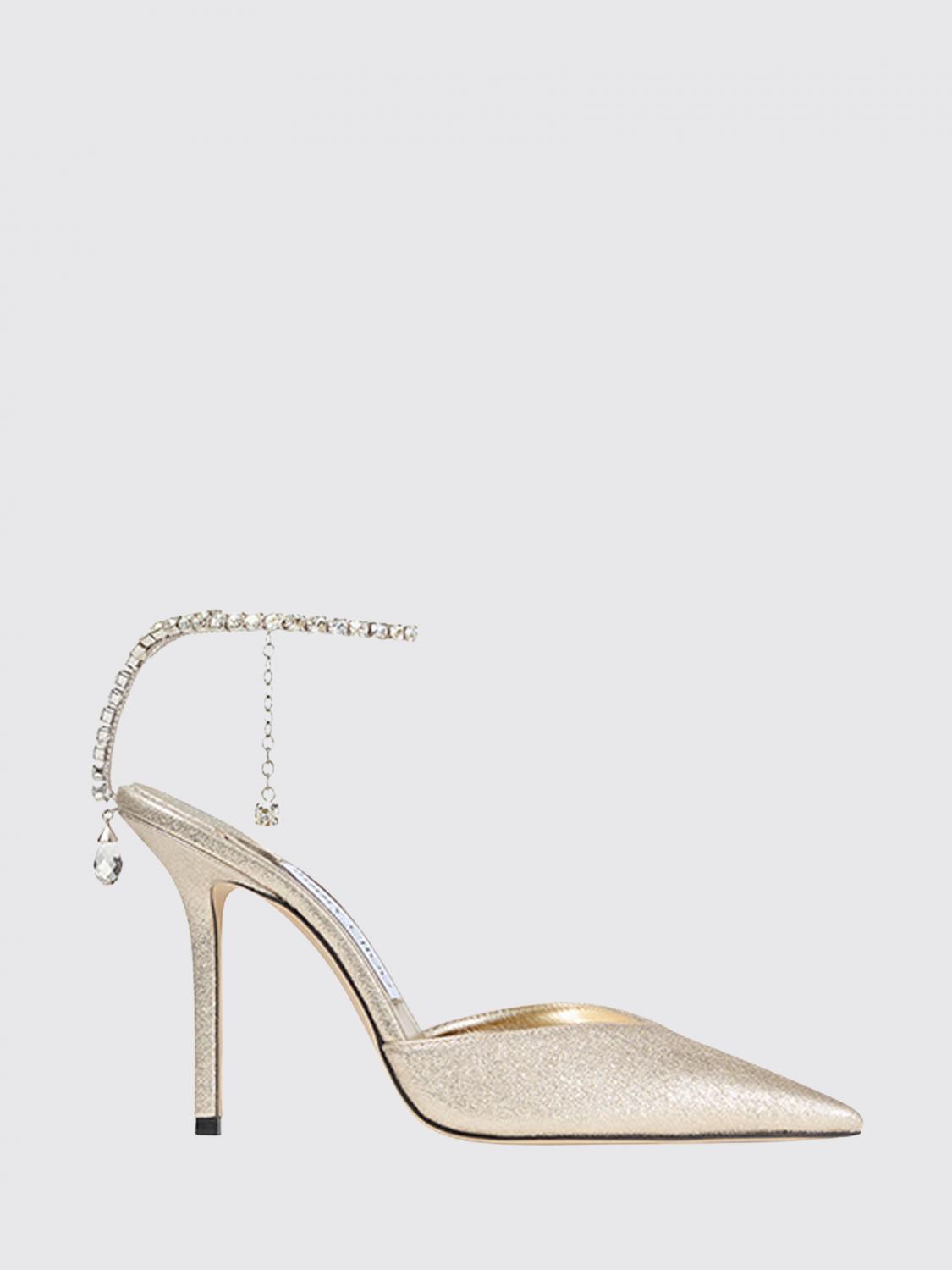 JIMMY CHOO High Heel Shoes Woman color Platinum