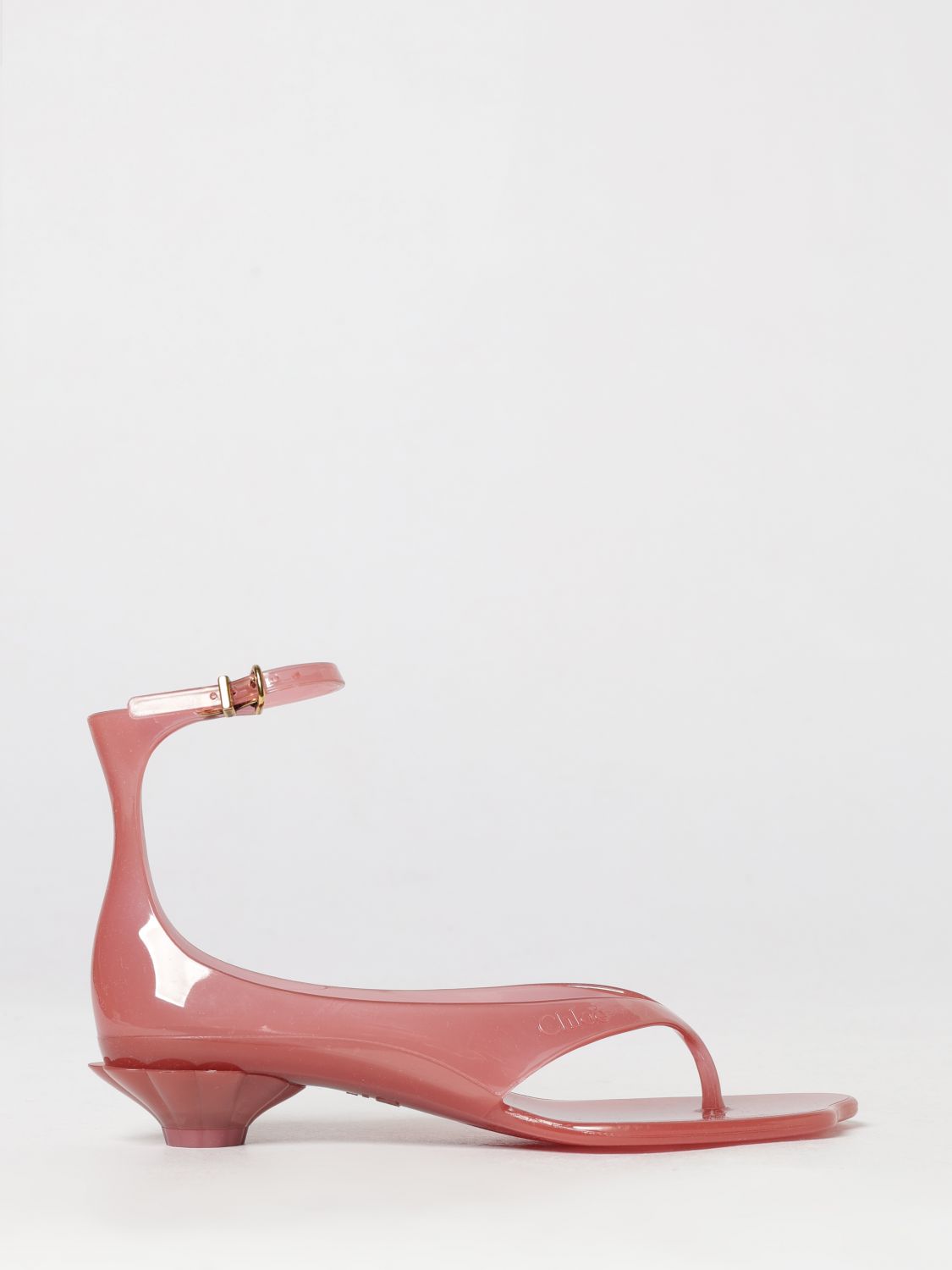 CHLOÉ Zehenstegsandalen Jelly aus PVC mit Knöchelriemen