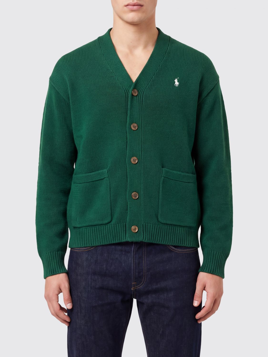 POLO RALPH LAUREN Sweater Men color Green