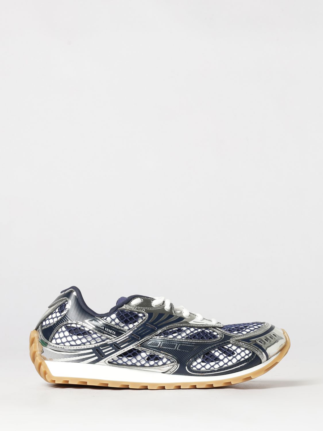 Bottega Veneta Orbit Technical Mesh Sneakers in a Bicolor Design