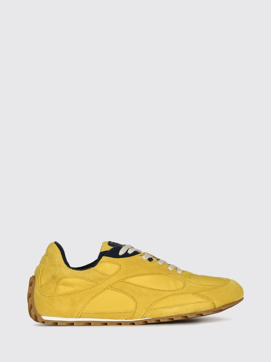 BOTTEGA VENETA Orbit Suede and Nylon Sneakers with Serrated Sole