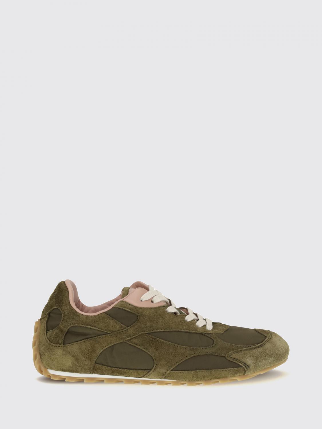 BOTTEGA VENETA Sneakers Orbit in pelle scamosciata e nylon con suola dentellata