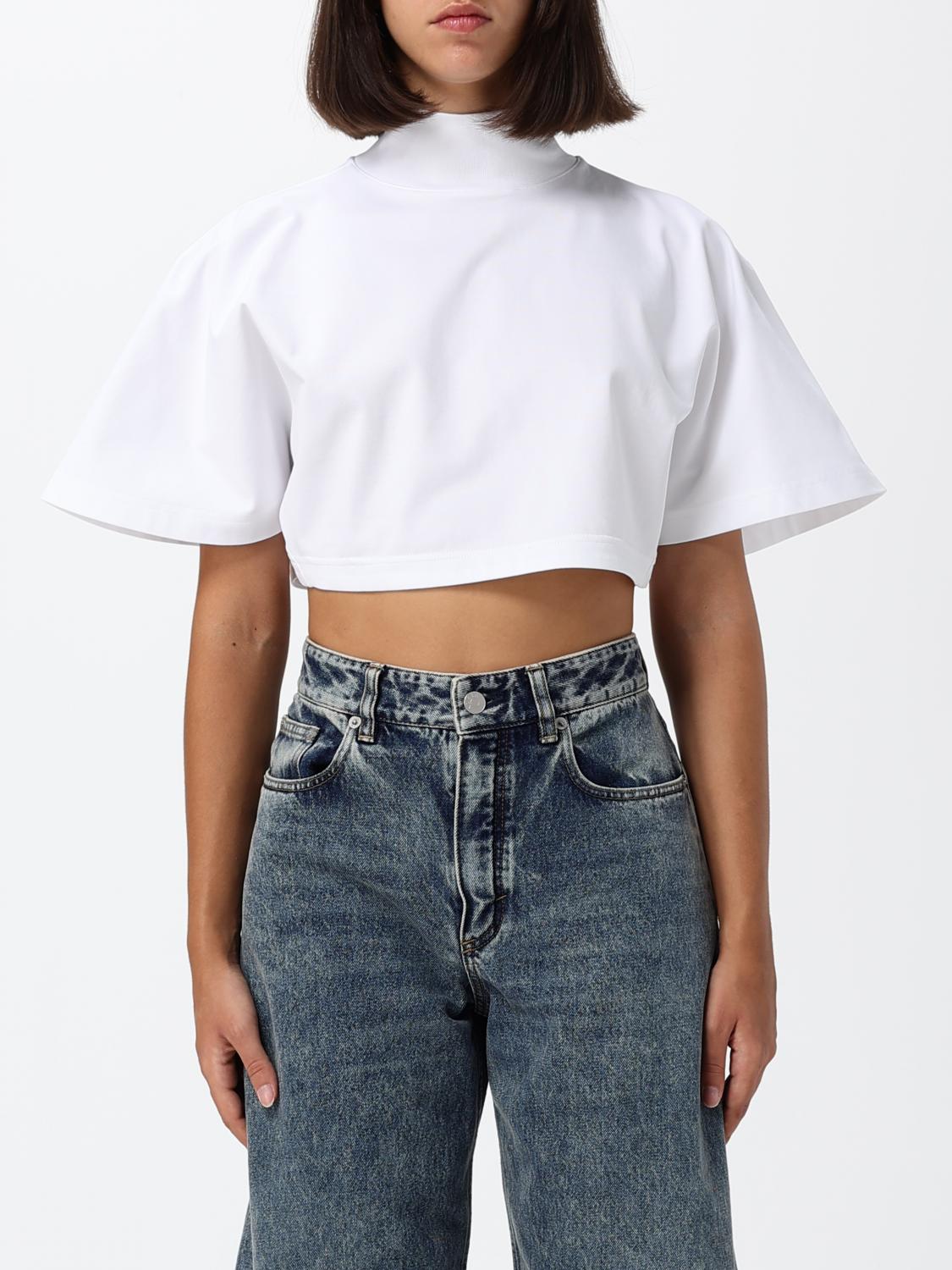ALAÏA Top Woman color White