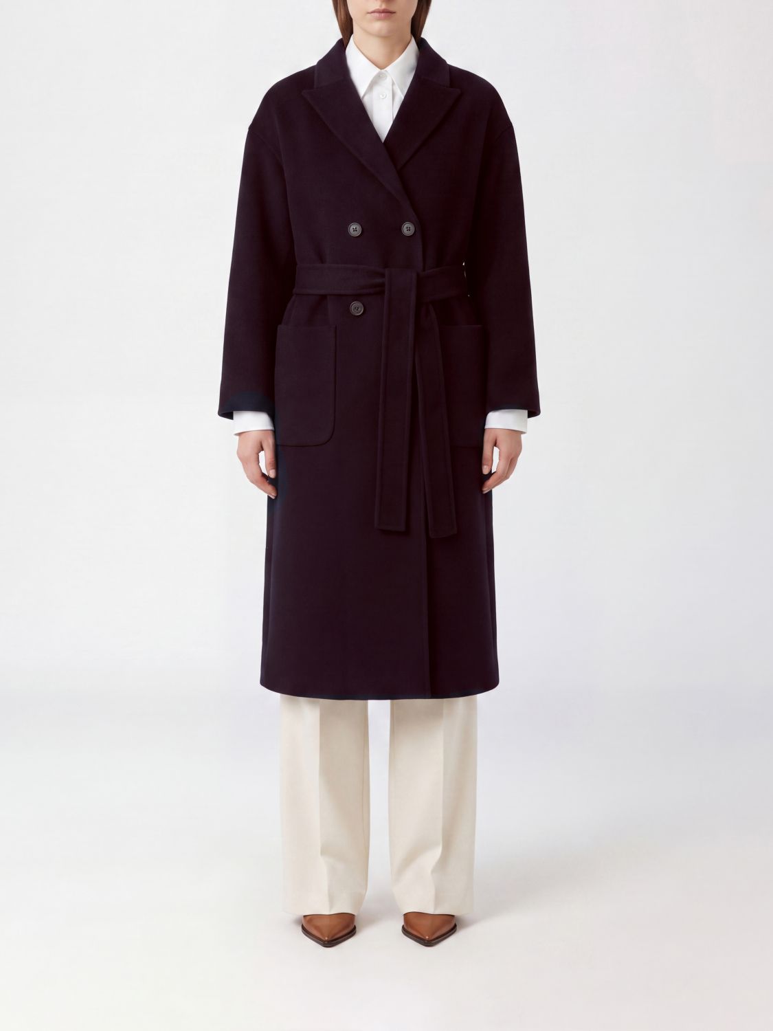 ANINE BING Coat Woman color Black