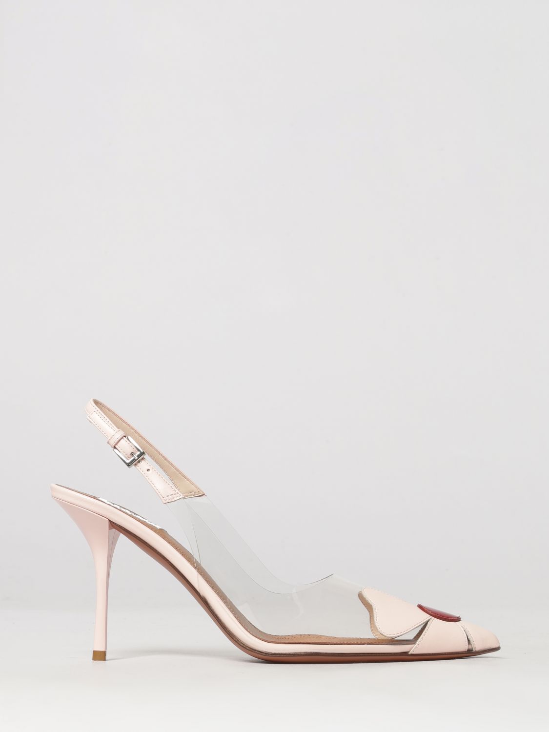 ALAÏA Bloom Floral Pattern PVC Slingback Pumps with a Stiletto Heel