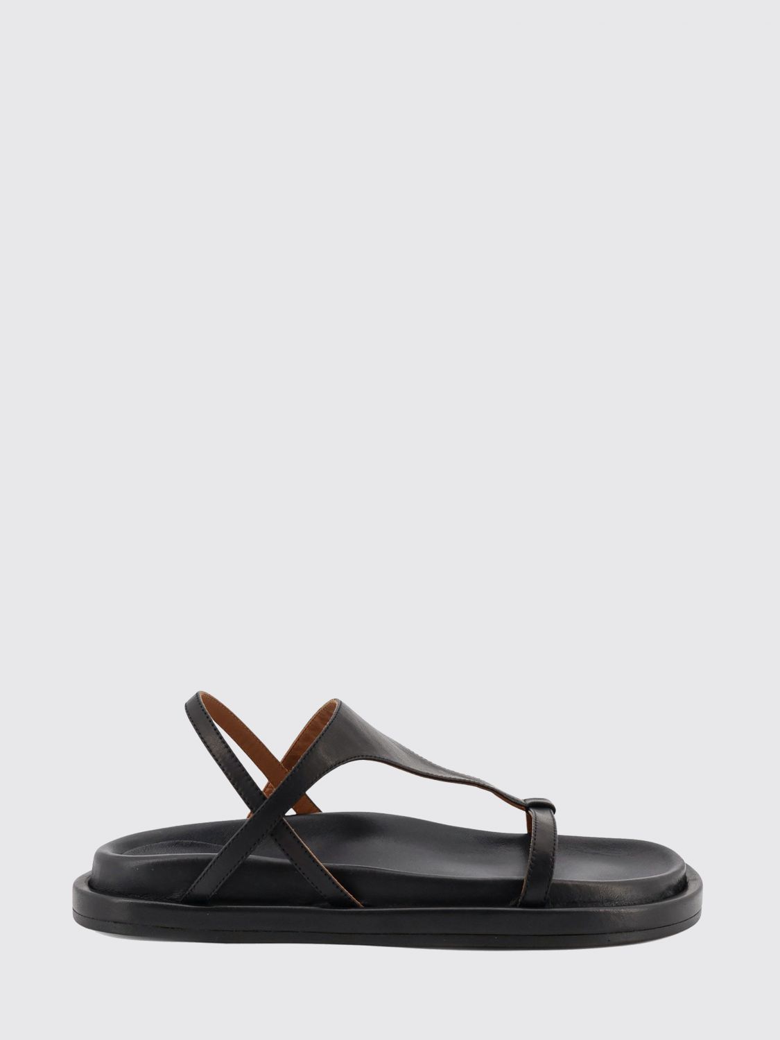 ATP ATELIER Sandali slingback in pelle con tacco basso