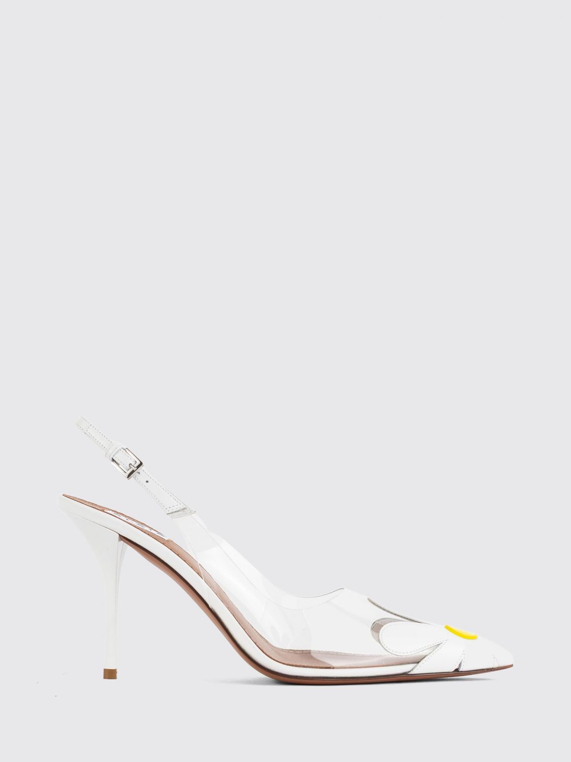 ALAÏA Heeled Sandal Woman color Yellow