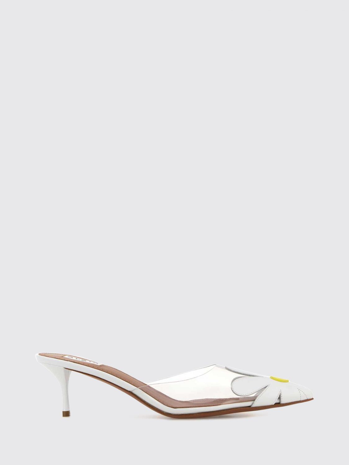 ALAÏA Heeled Sandal Woman color Yellow