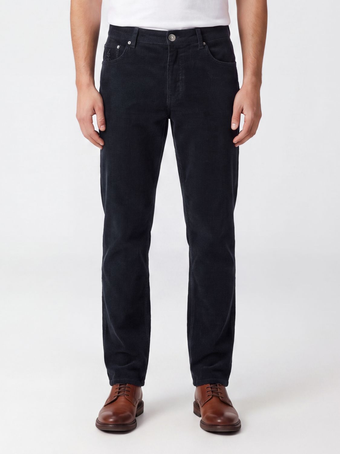 BRUNELLO CUCINELLI Slim Fit Five-Pocket Cotton Corduroy Trousers