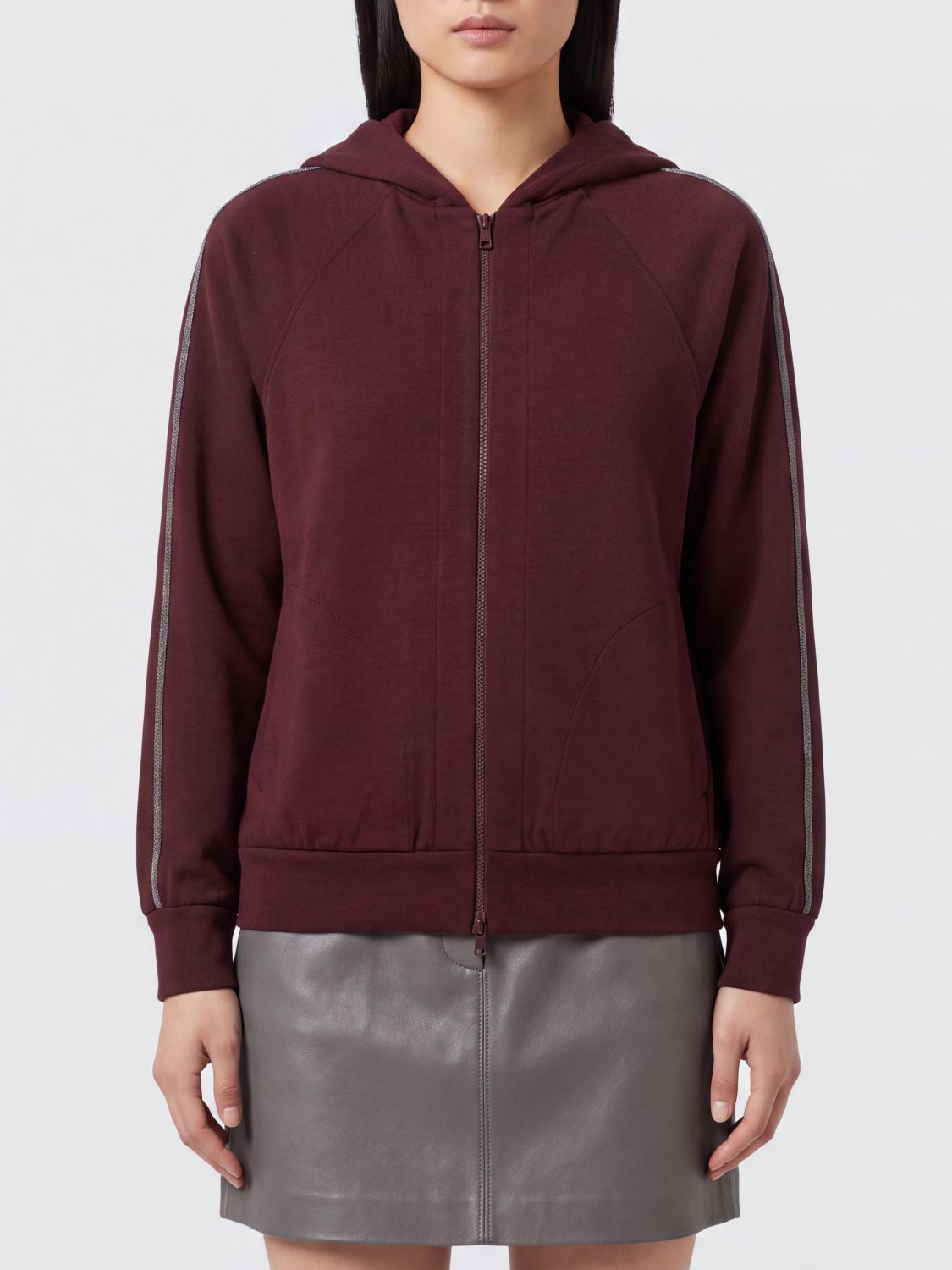 BRUNELLO CUCINELLI Sweatshirt Woman color Wine
