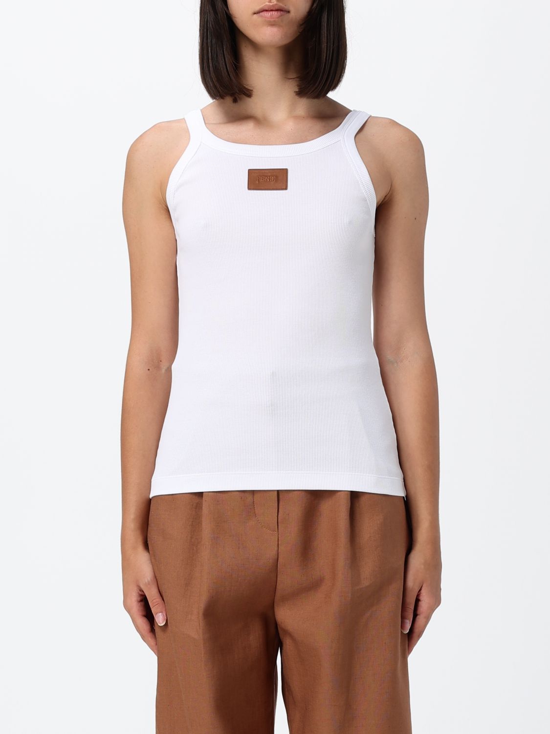 FENDI T-Shirts Donna colore Bianco