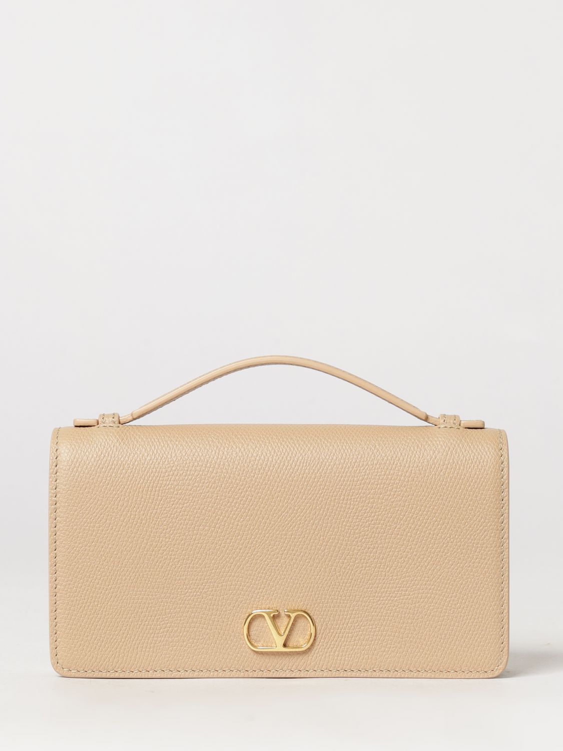 VALENTINO GARAVANI Borsa mini VLogo Signature in pelle con tracolla a catena