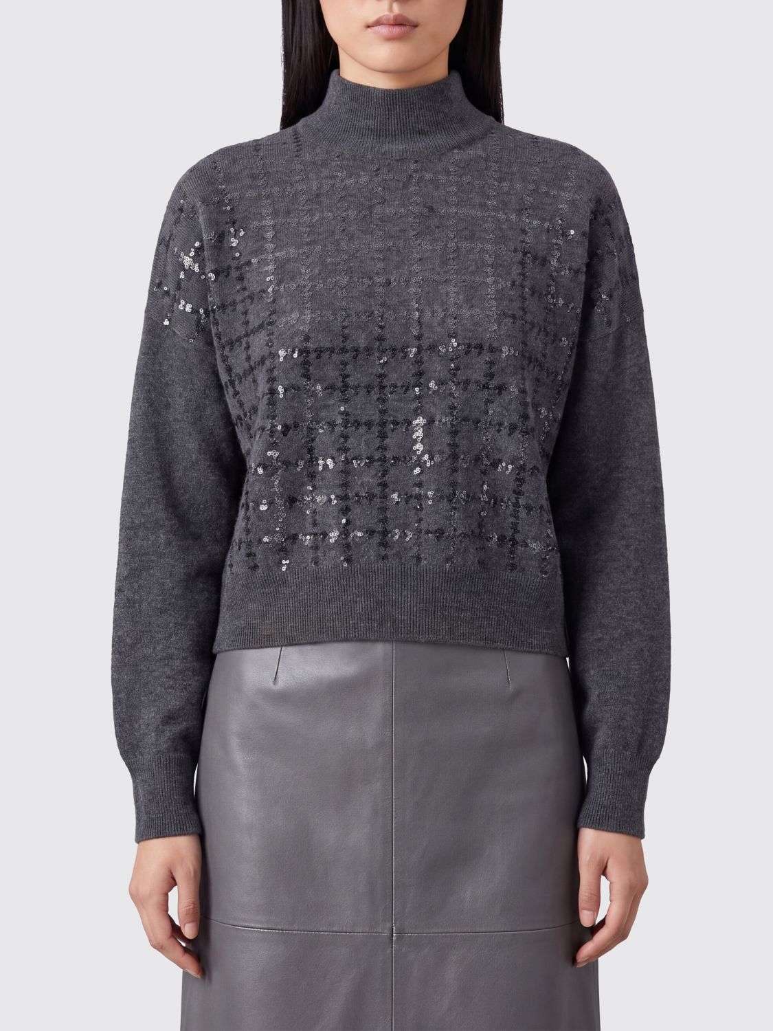 BRUNELLO CUCINELLI Sweater Woman color Grey