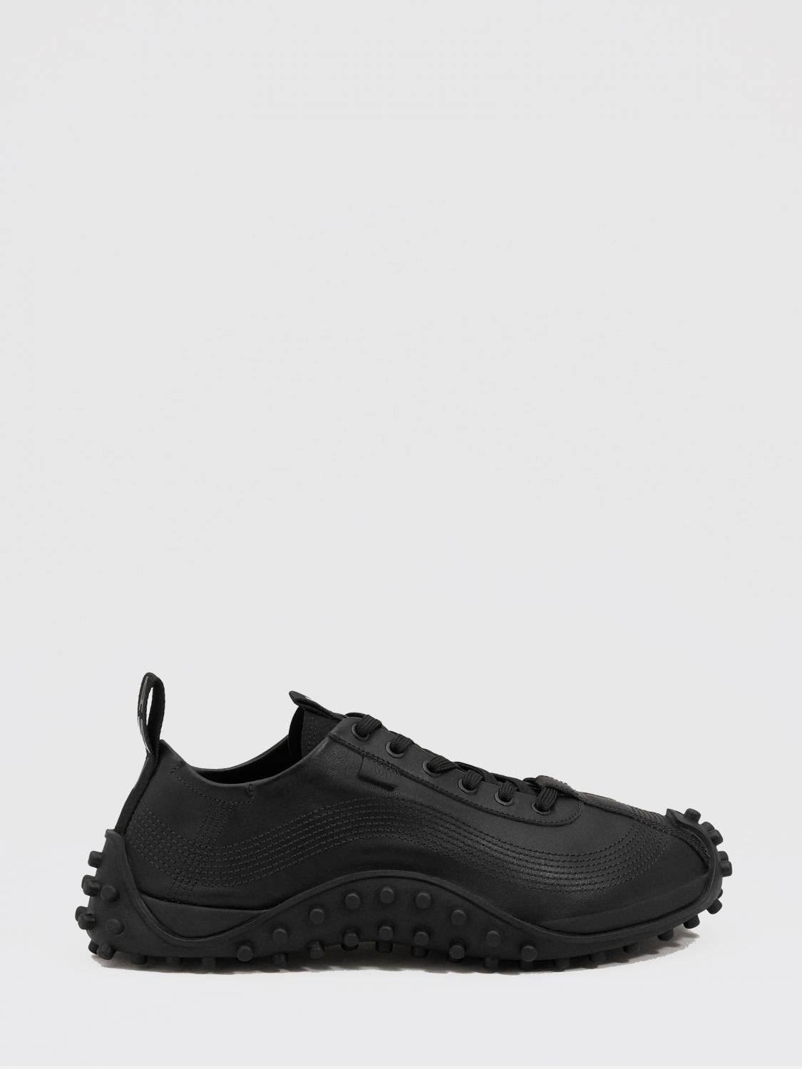 AMI PARIS Mirage Calf Leather Low-Top Sneakers with Double Pull-Tab