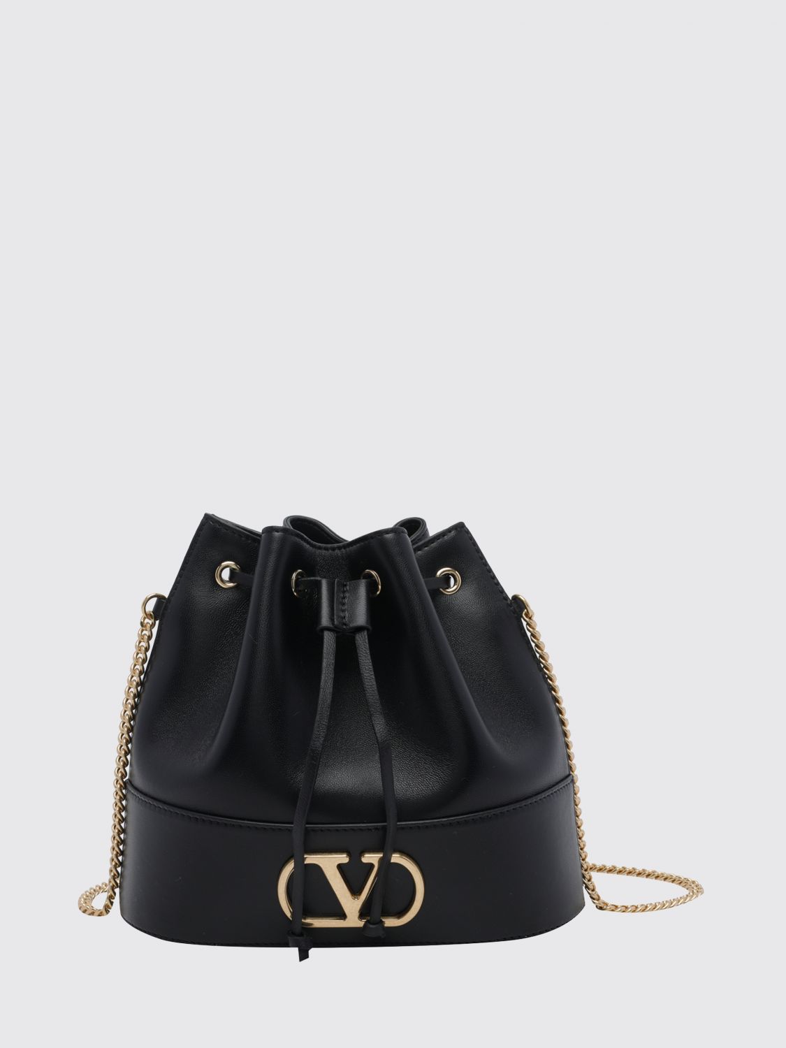 VALENTINO GARAVANI Mini borsa a secchiello VLogo Signature in pelle di vitello