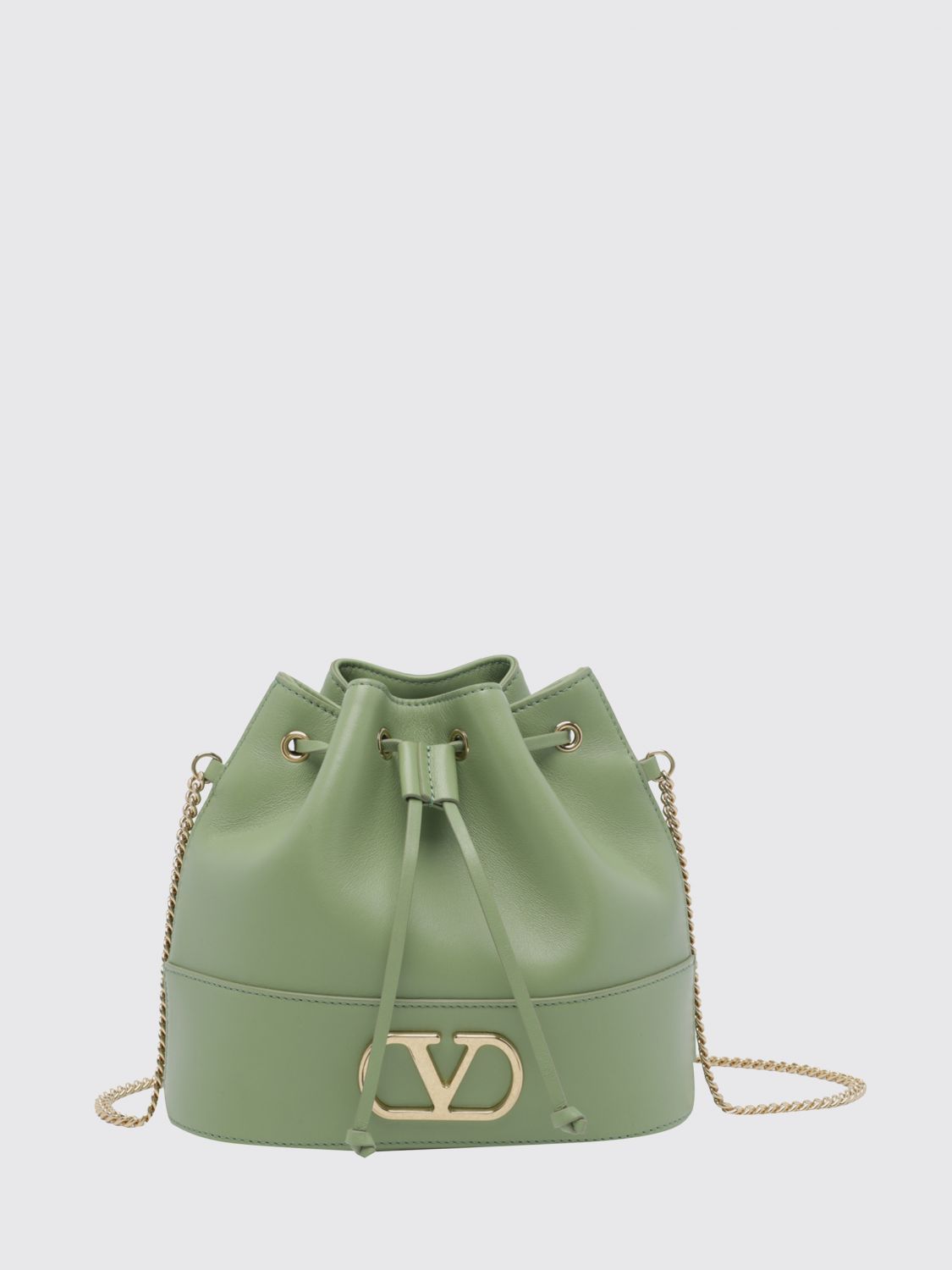 VALENTINO GARAVANI VLogo Signature Mini Bucket Bag in Calf Leather